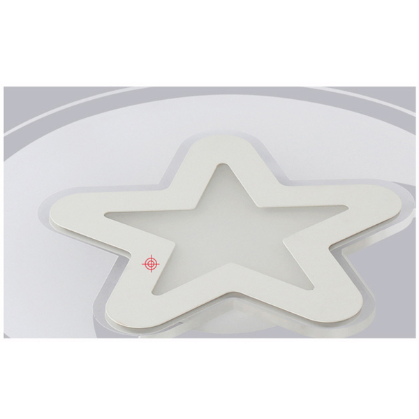 Modern Acrylic LED Ceiling Light Moon Star Kids Room LED Light Durable